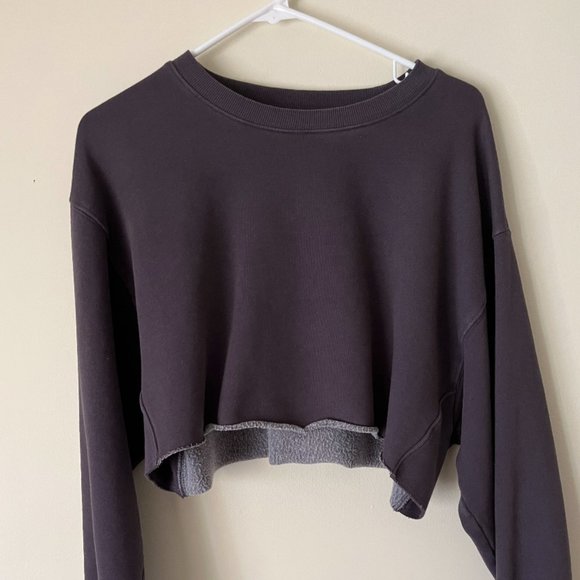 TNA "COZYAF Perfect Cropped Sweatshirt" - Picture 1 of 2